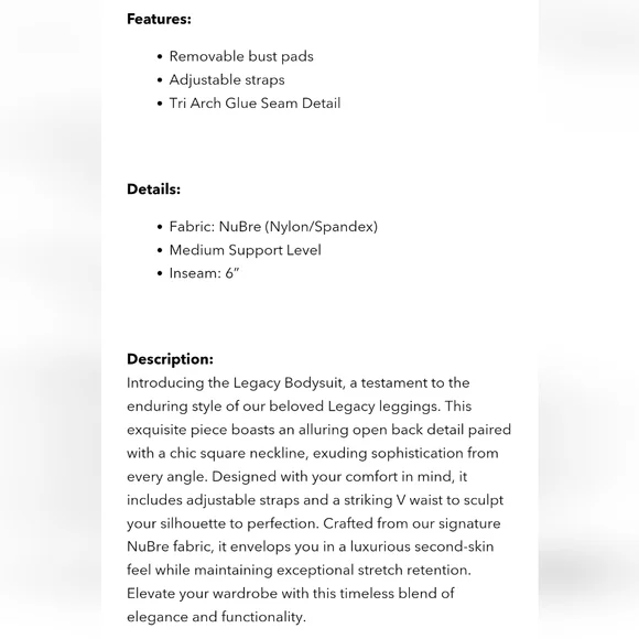 πNWT Buffbunny Legacy Bodysuit Poprocks- XXL - Picture 5 of 9